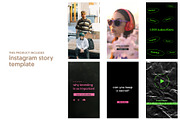 Podcast Instagram template, a Social Media Template by MockupHouse (Thumbnail 5 of 7)