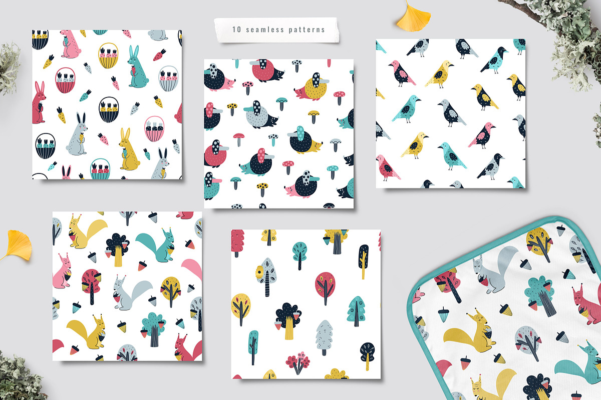 Forest Animals Collection, an Animal Illustration by Gulnara Sabirova (Photo 4 of 12)