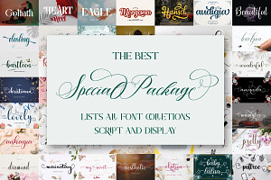 The Best Spesial Bundle | 53 Font