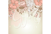 Flower Designs papers vintage style, an Illustration by GraphicMarket (Thumbnail 2 of 5)