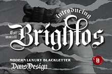 Brightos Blackletter font