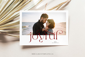 Christmas Card Template CC154