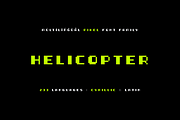 Helicopter – Pixel Display Typeface, a Font by alpercakici (Thumbnail 14 of 14)