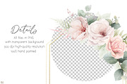 Dusty Pink & Green Watercolor, an Object Illustration by Elena Medvedeva (Thumbnail 9 of 10)
