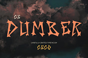 CS Dumber – Heavy Metal Font, a Sans Serif Font by Craft Supply Co. (Thumbnail 1 of 8)
