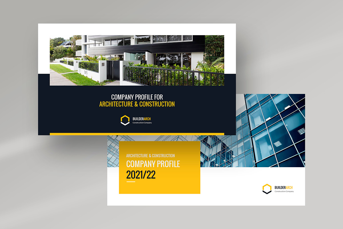Construction Company Profile PPT, a Presentation Template by artbart (Photo 2 of 26)