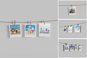 Photos Garland Mockup, a Product Mockup by MrLetters (Thumbnail 1 of 5)