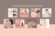 Fitness Coach Instagram Templates, a Social Media Template by Deepa Template Studio (Thumbnail 4 of 18)