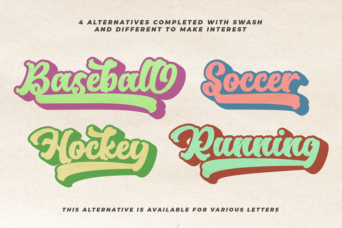 Rose Town - Retro Font preview 7