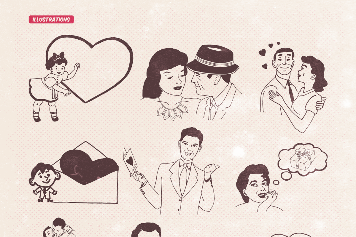 Carosello - Huge Retro Ads Kit, a Texture Illustration by Unio Designs (Photo 6 of 6)