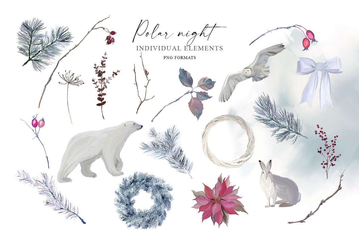Polar night - winter collection, a Seasonal Illustration by Vasmila (Photo 16 of 17)