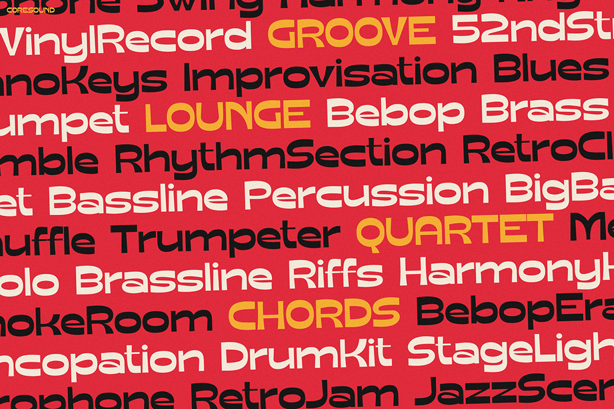 Coresound, a Sans Serif Font by Pinisi ART (Photo 7 of 10)