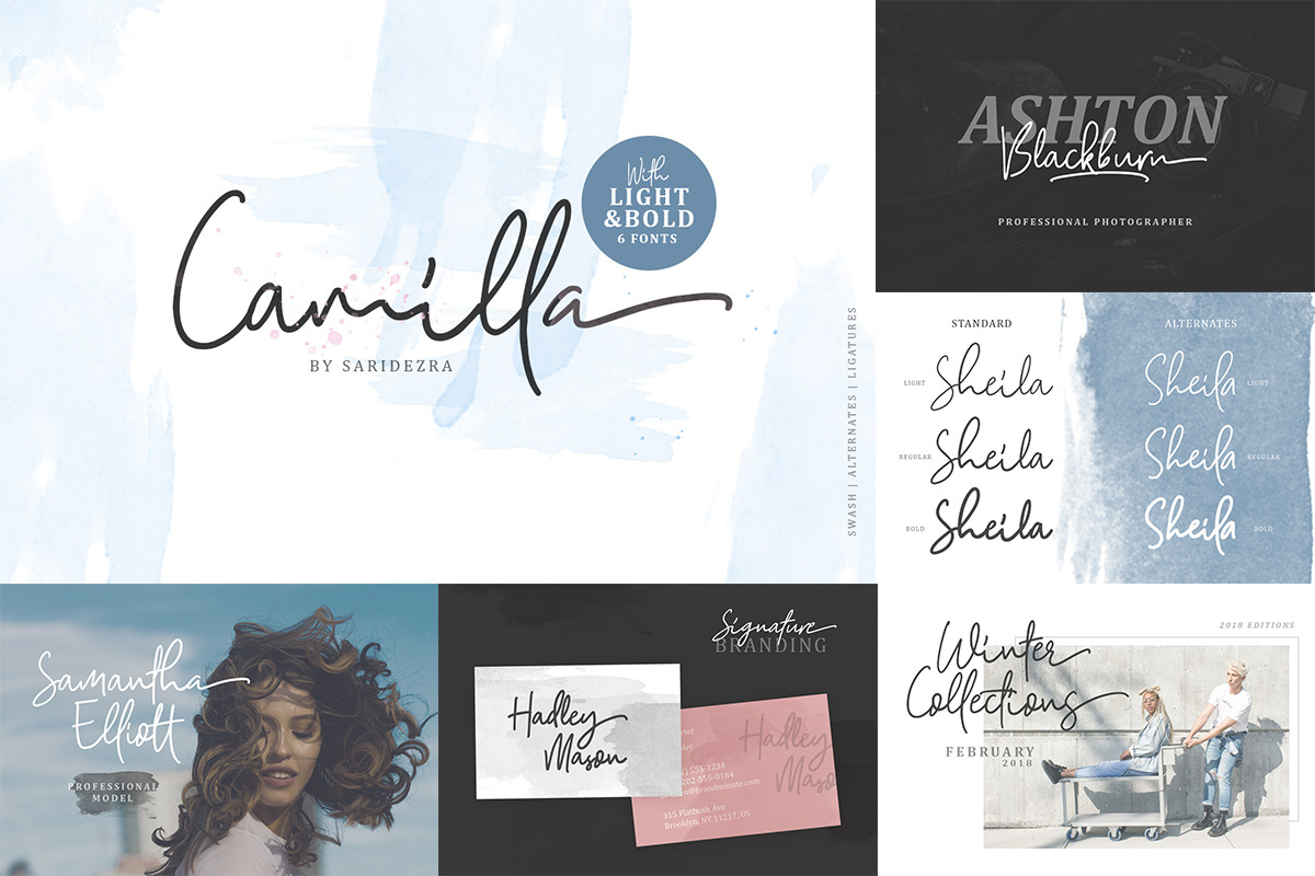 100+ Elegant & Timeless Font Bundle! preview 7