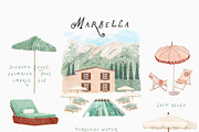 Marbella Summer Whimsical Icons, an Object Graphic by Lana Elanor (Thumbnail 9 of 16)