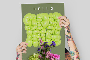 Hello Spring - 3D Lettering Set