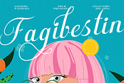 Fagibestin Elegant Script Font, a Script Font by timelesstype.co (Thumbnail 1 of 20)