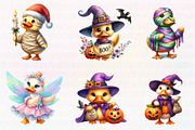Spooky Pastel Chibi Goose PNG, an Illustration by CreationArt (Thumbnail 7 of 7)