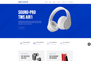 AT Audio -Audio Shop WordPress Theme