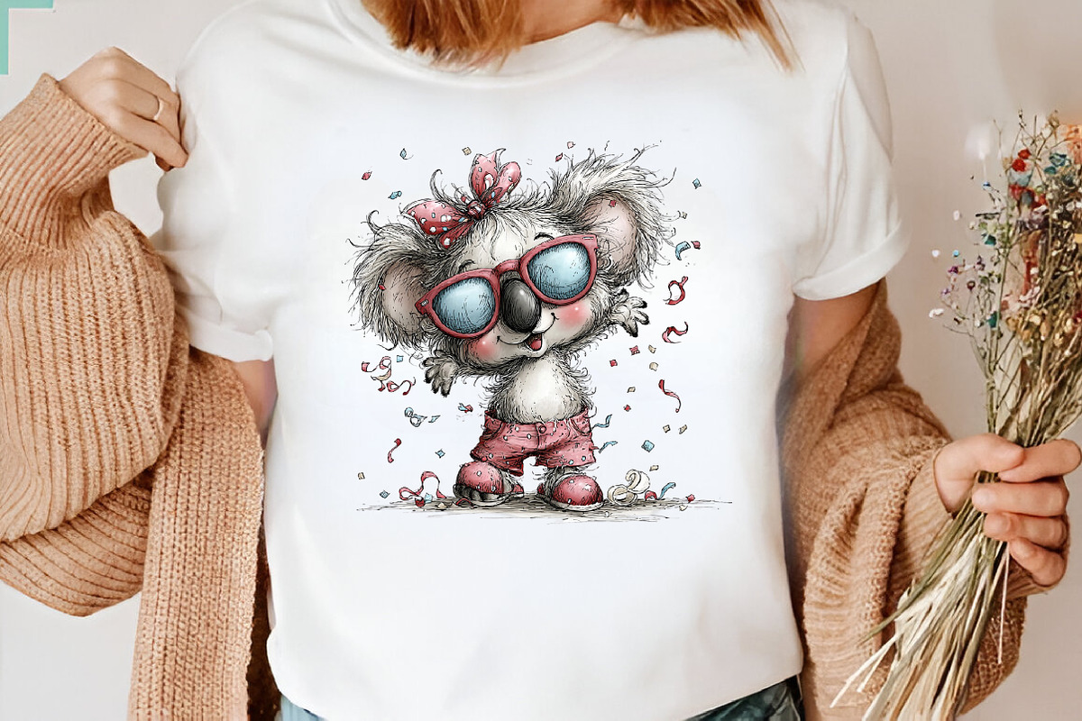 Summer Beach Koala PNG Clipart, an Animal Illustration by CreationArt (Photo 6 of 7)