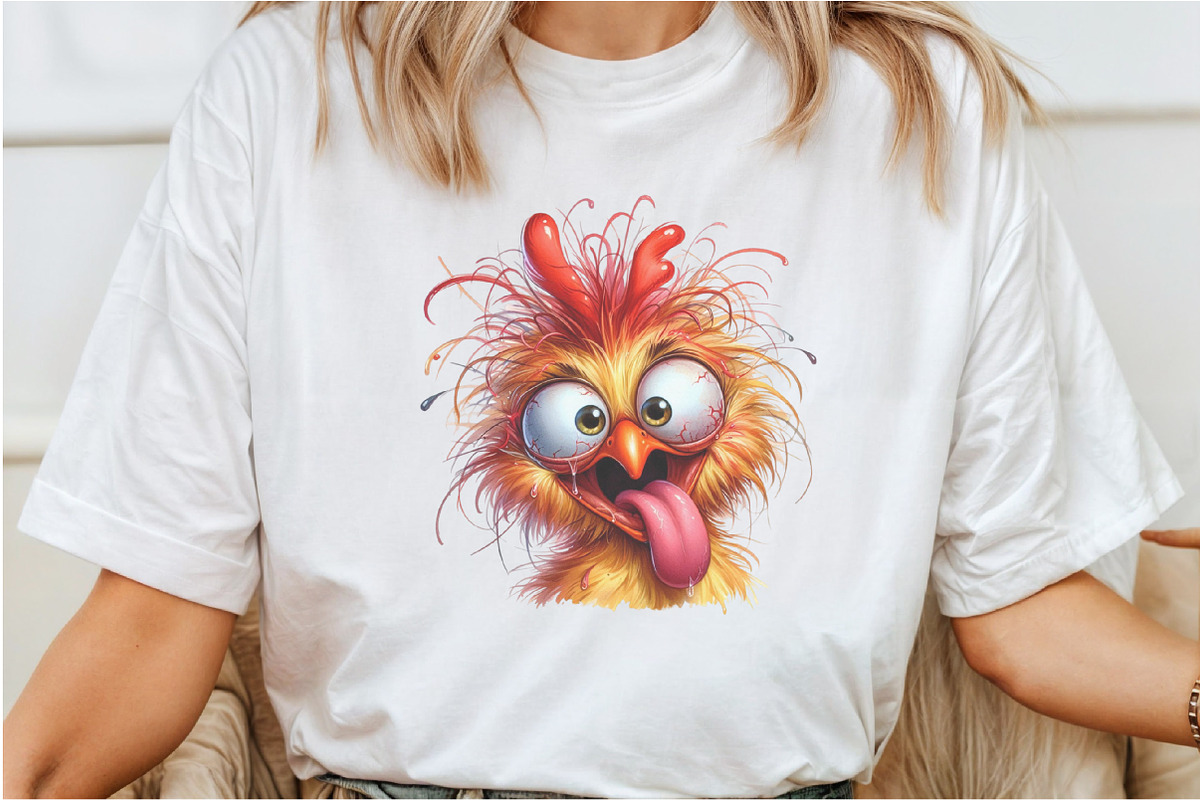 Watercolor Funny Rooster Clipart, a Seasonal Illustration by Rose Art (Photo 3 of 4)