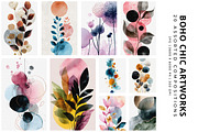 Boho Chic Artworks, a Decorative Illustration by Digital Art Creations (Thumbnail 1 of 6)