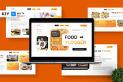 Food Vlogger - Culinary Keynote, a Presentation Template by Deepslide Studio (Thumbnail 1 of 6)