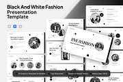 Black And White Fashion Keynote, a Presentation Template by Annora Studio (Thumbnail 1 of 5)