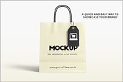 Takeaway Paper Bag Label Mockup PSD, a Packaging Mockup by Bruno's Shop (Thumbnail 2 of 4)