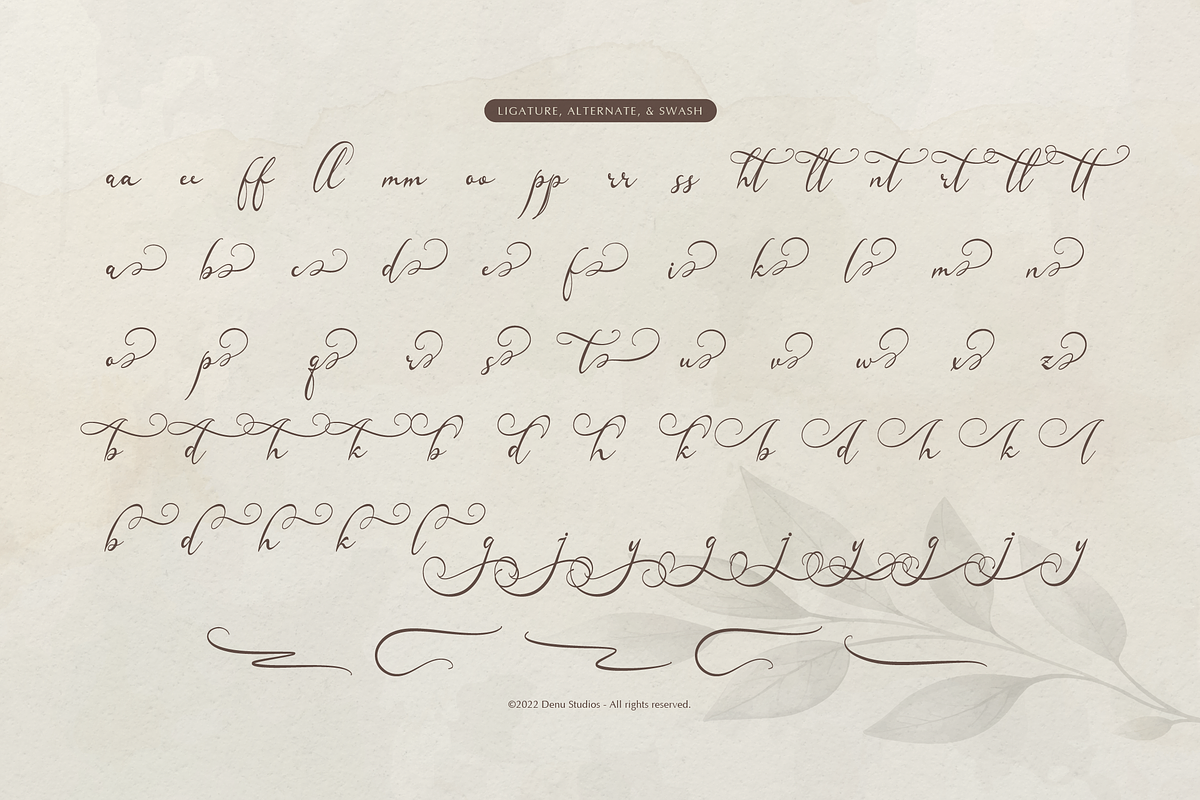 Karleysa | Modern Calligraphy, a Script Font by Denustudios (Photo 11 of 12)