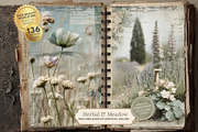 Herbal Meadow Garden Junk Journals, a Decorative Illustration by Nicole Branger Art (Thumbnail 5 of 15)