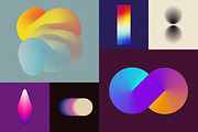 Blender 2: 160 Gradient Blend Shapes, an Object Graphic by RuleByArt (Thumbnail 23 of 23)