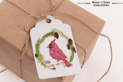 Gift Tag Mock Ups- Smart Objects!, a Packaging Mockup by Snark Heart (Thumbnail 4 of 6)