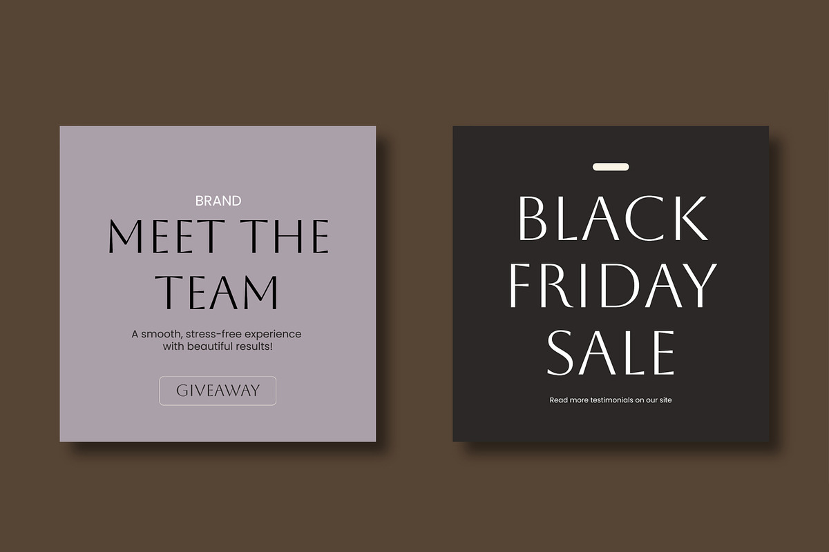 Minimal Social Media Post Template preview 2