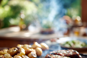 Juicy grilled chicken breasts with, a Food & Drink Photo by MistyDay