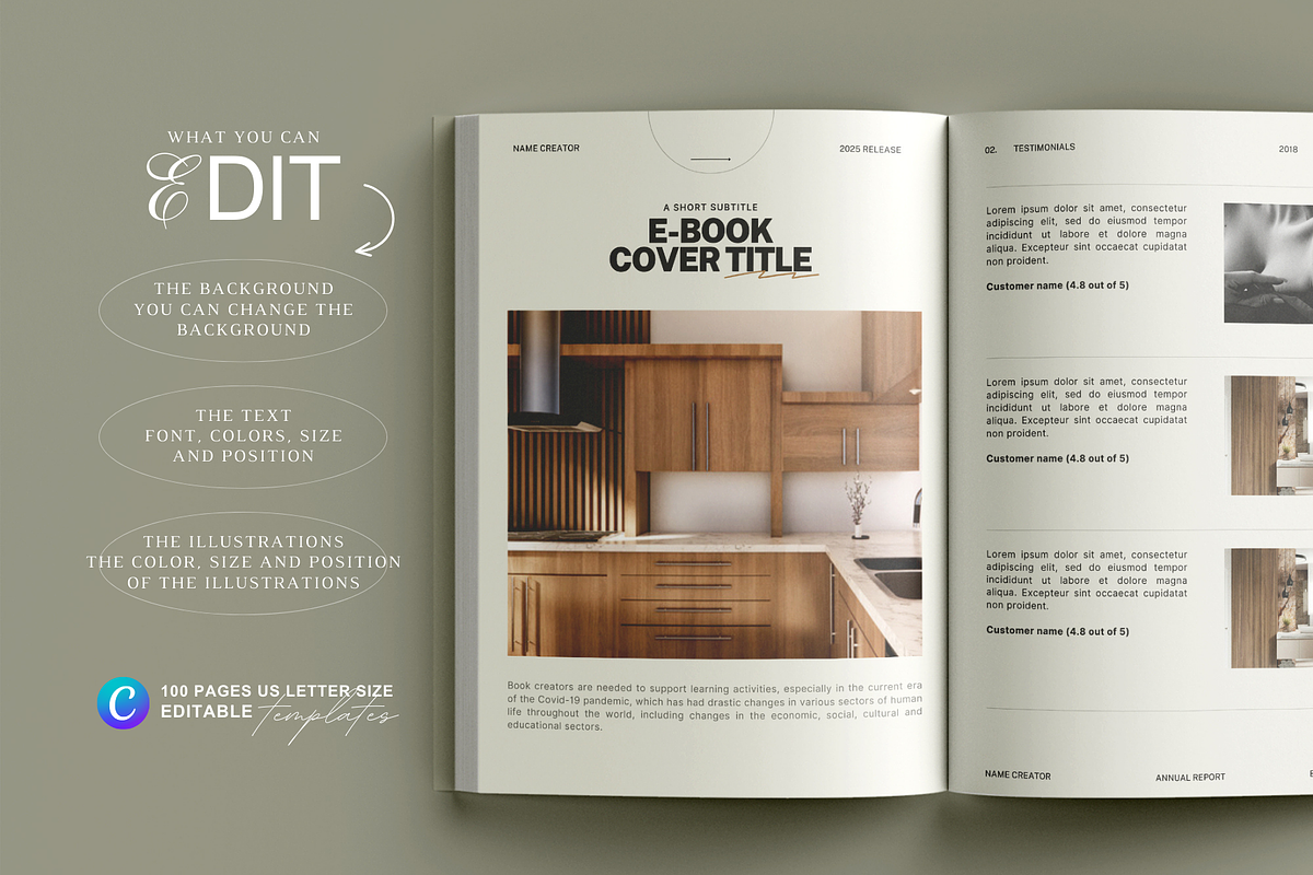 Workbook and E-Book Canva Templates, a Magazine Template by Prapti Design (Photo 8 of 10)