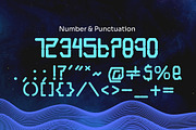 Maoxiew - Futuristic Font, a Handwritten Font by Dhabee (Thumbnail 4 of 12)