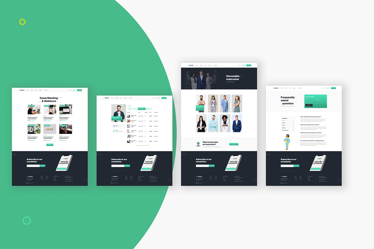 Edums-Education & LMS Figma Templae, an UI Kit Template by Pixency (Photo 10 of 14)