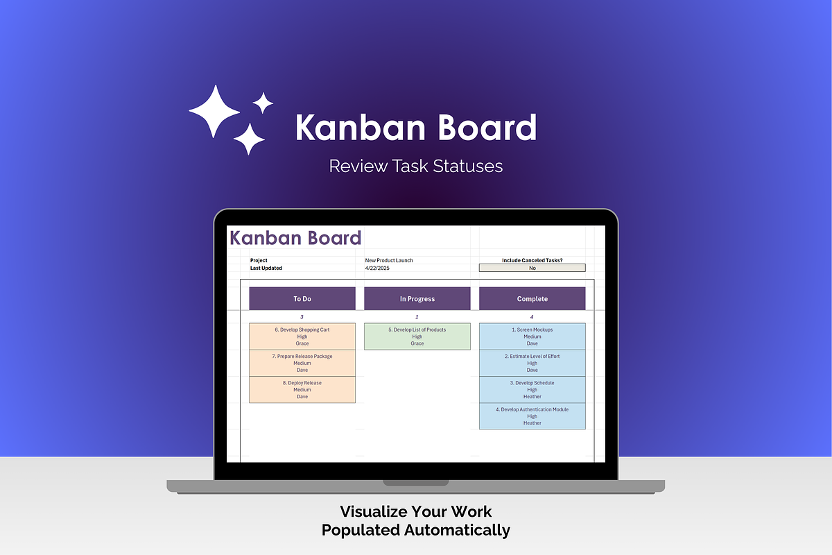 Kanban Board and Task List preview 2
