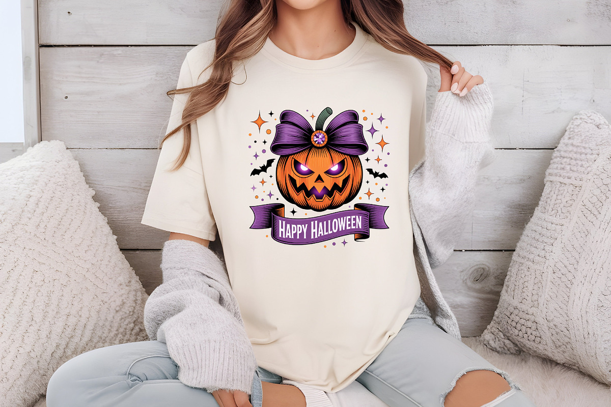 Retro Halloween Png, Pumpkin Png, an Illustration by Libby Wishes (Photo 2 of 6)