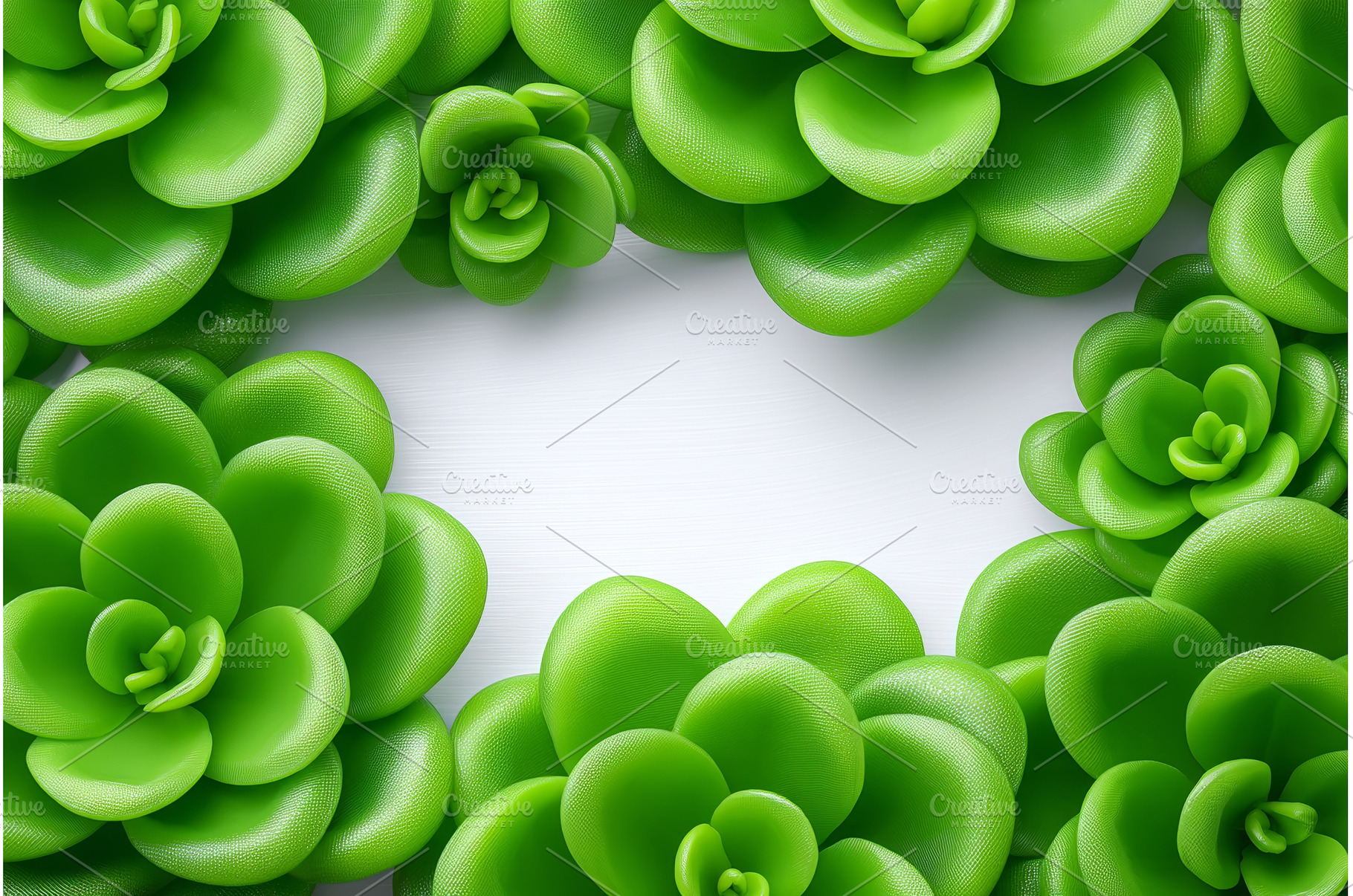 A top view of microgreens on a white, a Food & Drink Photo by ZinetroN