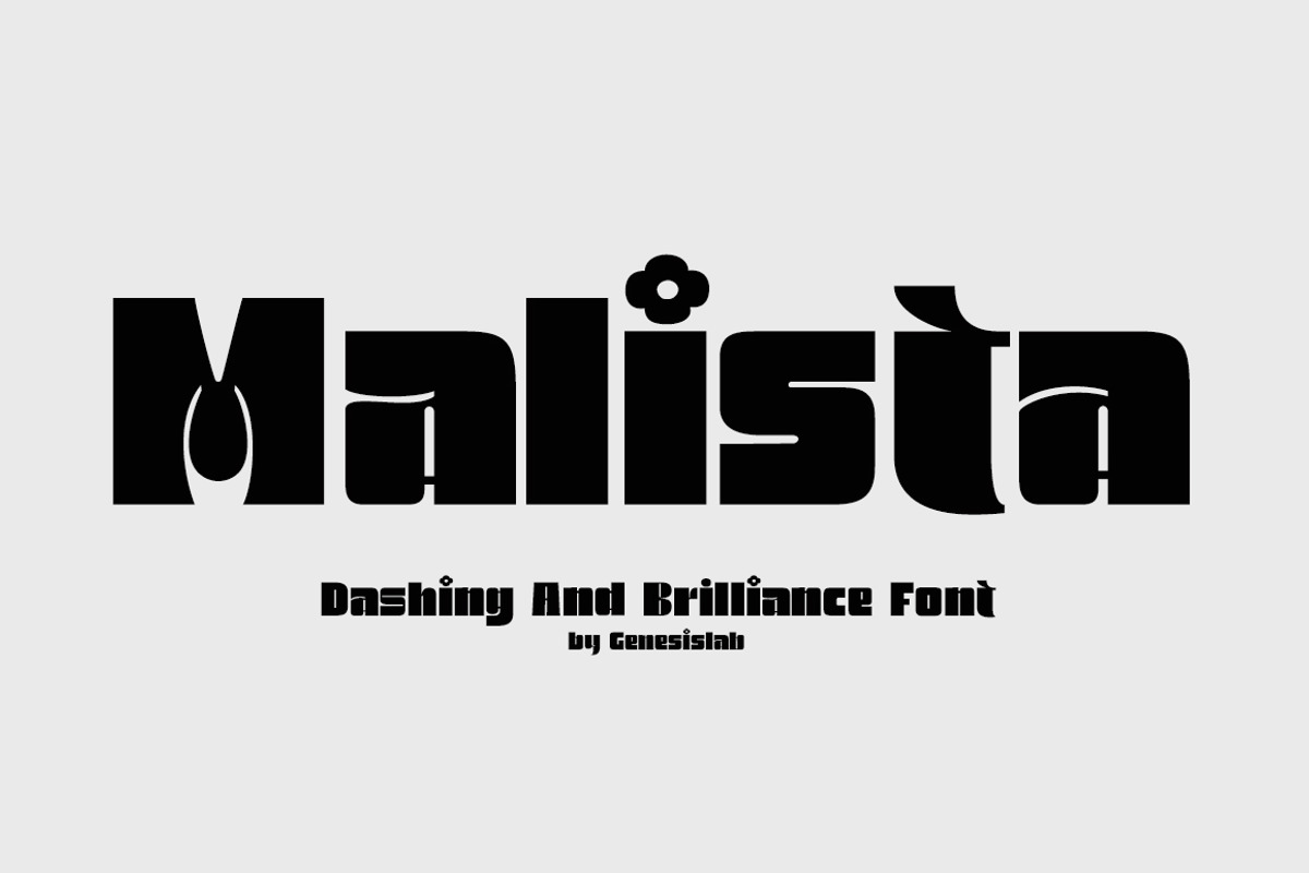 Malista, a Sans Serif Font by Genesis Lab (Photo 1 of 15)