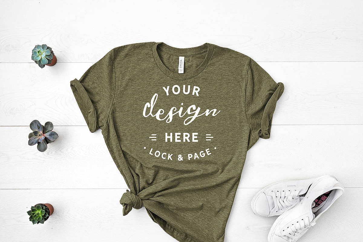 Bella Canvas T-Shirt Mockup Bundle, a Shirt Mockup by lock and page (Photo 70 of 85)