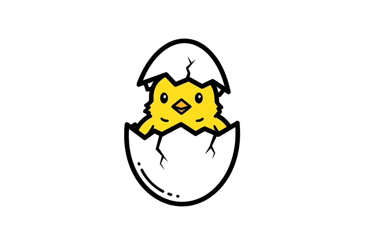 Cute Easter Chick Hatch Vector Bundl, an Illustration by jahid234 (Photo 32 of 51)