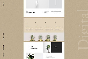 Digital Presentation Template