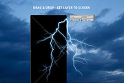 525 Rain, Snow, Lightning Overlays, a Texture Graphic by ArtistMef (Thumbnail 7 of 11)