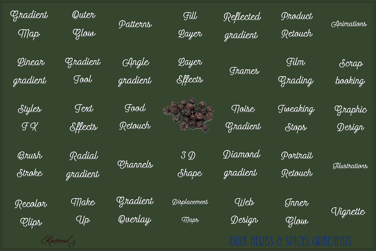 Bulk Herbs & Spices Gradients preview 7