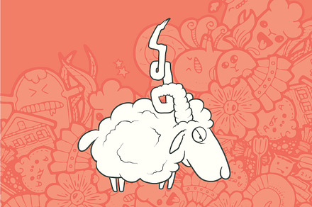 Cute Hand Drawn Sheep