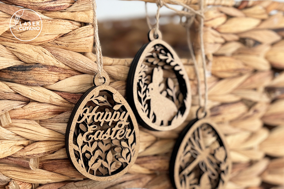 Easter Tags Bundle, Multilayer Files, a Templates & Theme by LaserCutano (Photo 2 of 8)