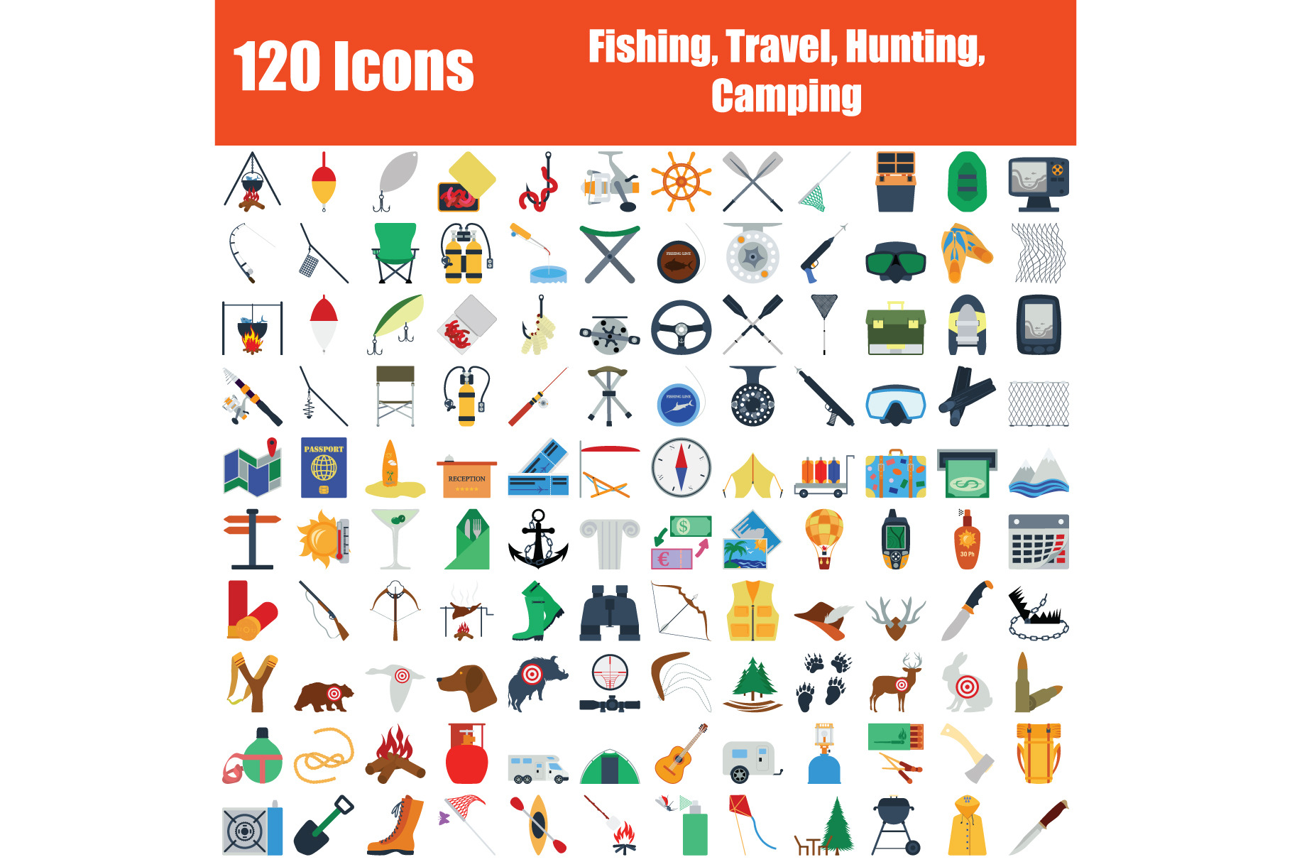 Set of 120 icons, an Icon by Pavel Vectors