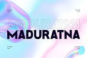 Maduratna - Modern Sans Serif, a Sans Serif Font by Nirmana Visual (Thumbnail 1 of 8)